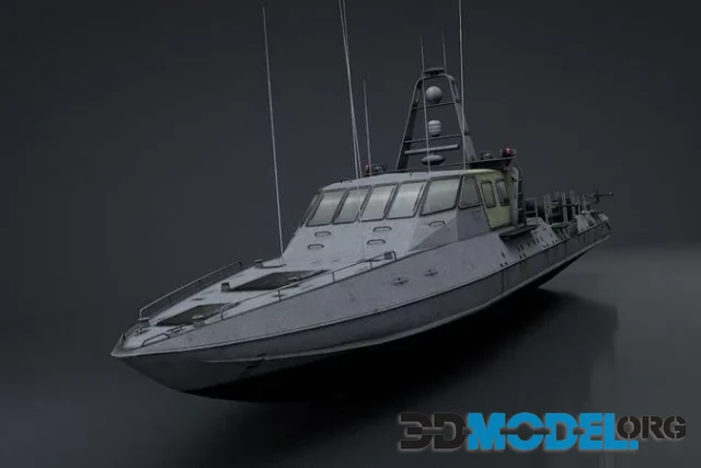 3D Model – Boat Mark V Special Operations Craft (PBR)