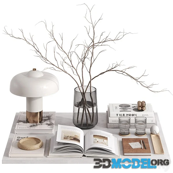 Decorative set with Giovanni Table Lamp