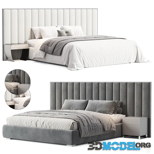 Haymon Velvet Bed by Mercer 41