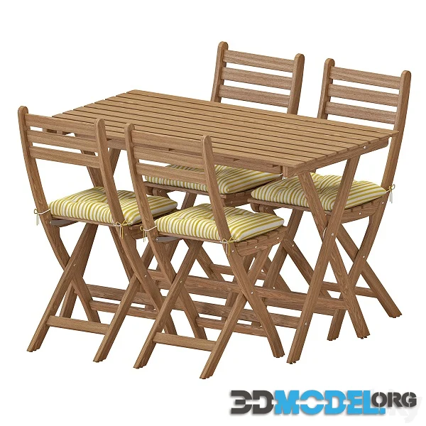 IKEA ASKHOLMEN Table And Chairs