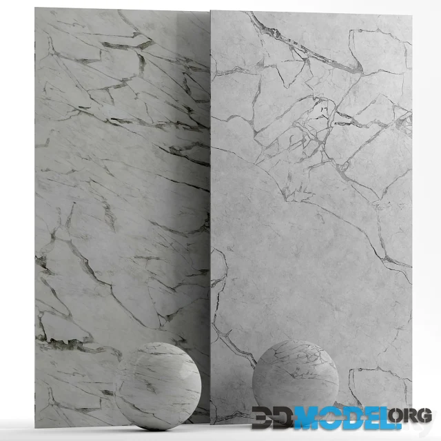 Marble Calacatta with 2 materials