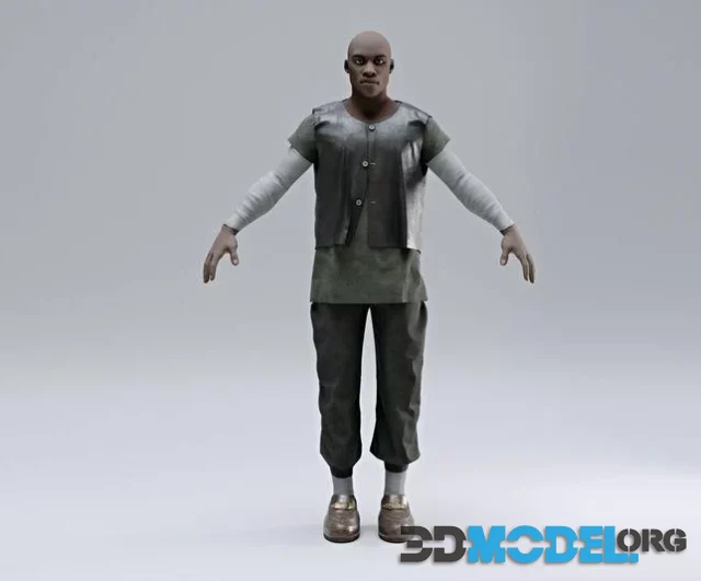 Medieval Village Character (PBR)