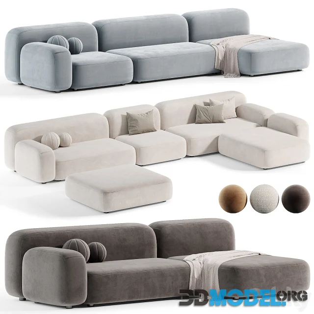 3D Model – Modular Sofa Ribble-3 by Divan