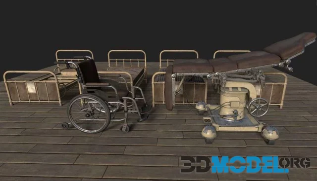 Old Hospital Equipments (PBR)
