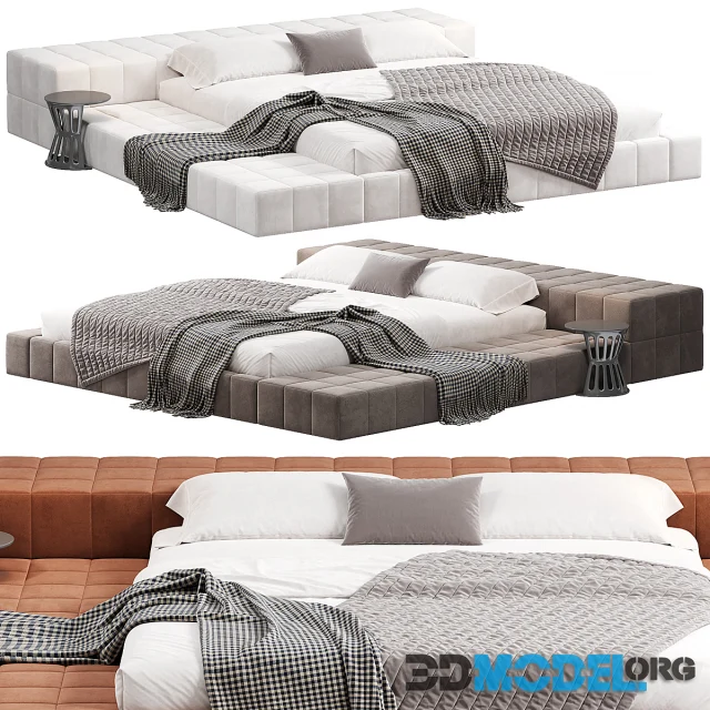 SQUARING BED by BONALDO