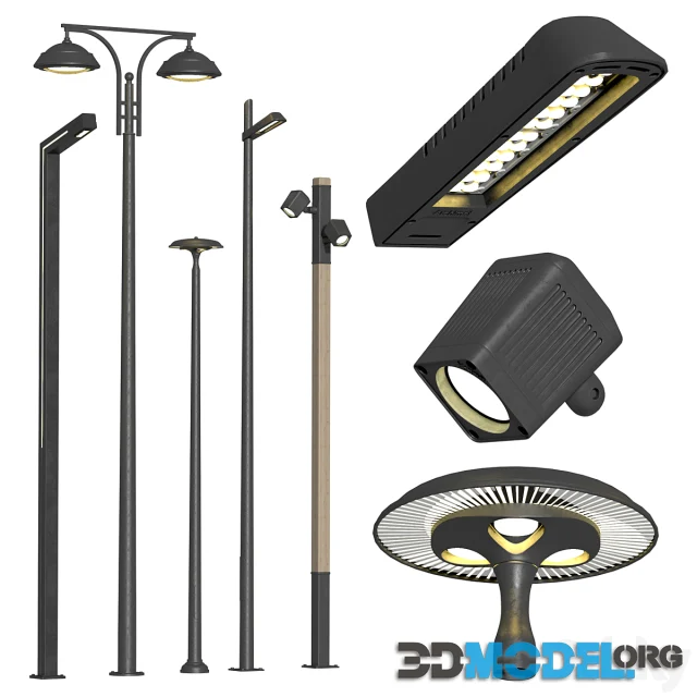 3d Model – Street Lights Archimet