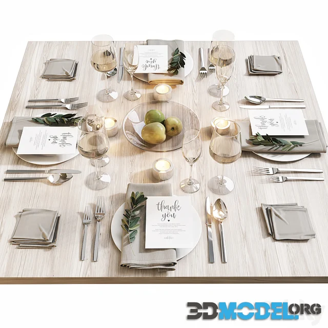 Table setting 16