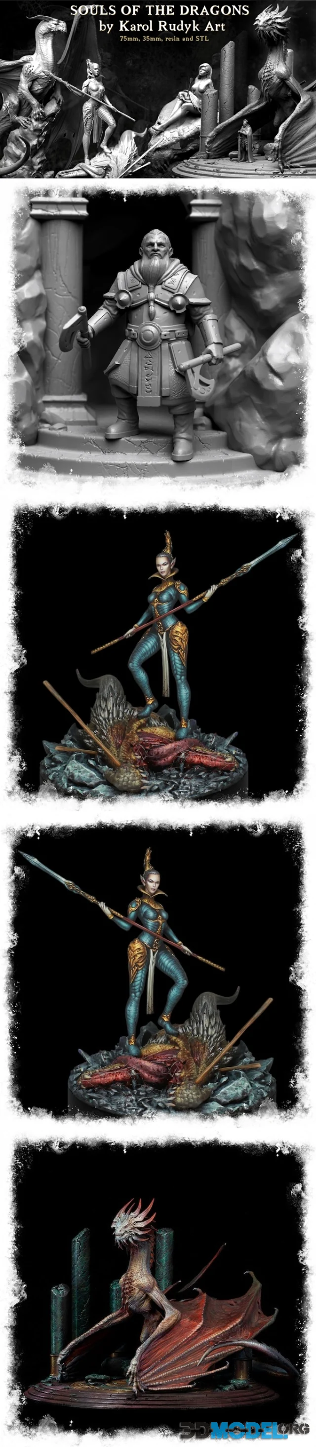 Souls Of The Dragons by Karol Rudyk Art – Printable