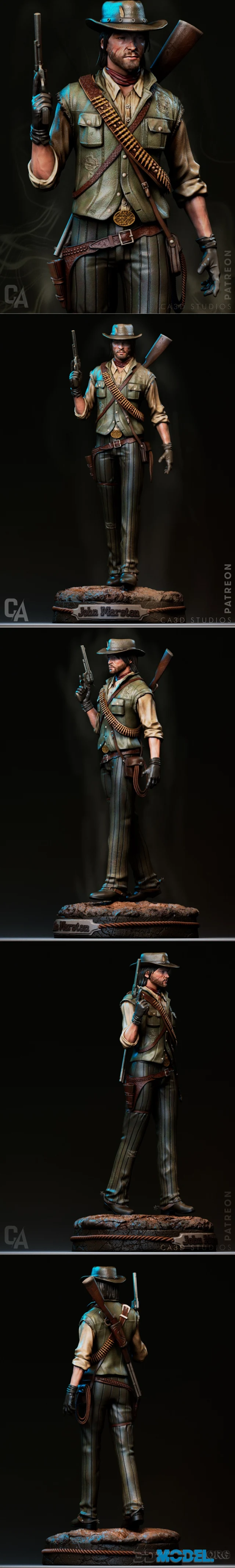Ca 3d Studios - John Marston – Printable