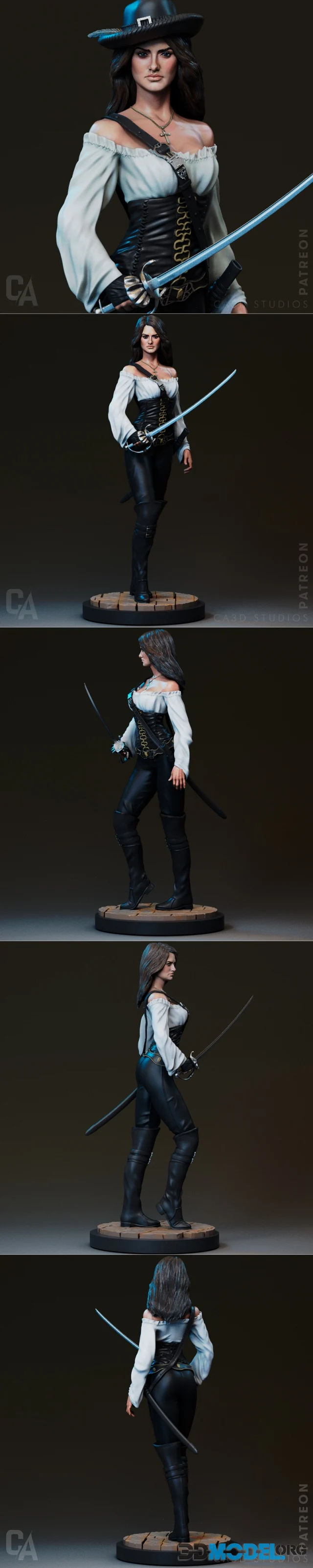 Ca 3d Studios - Angelica Teach – Printable