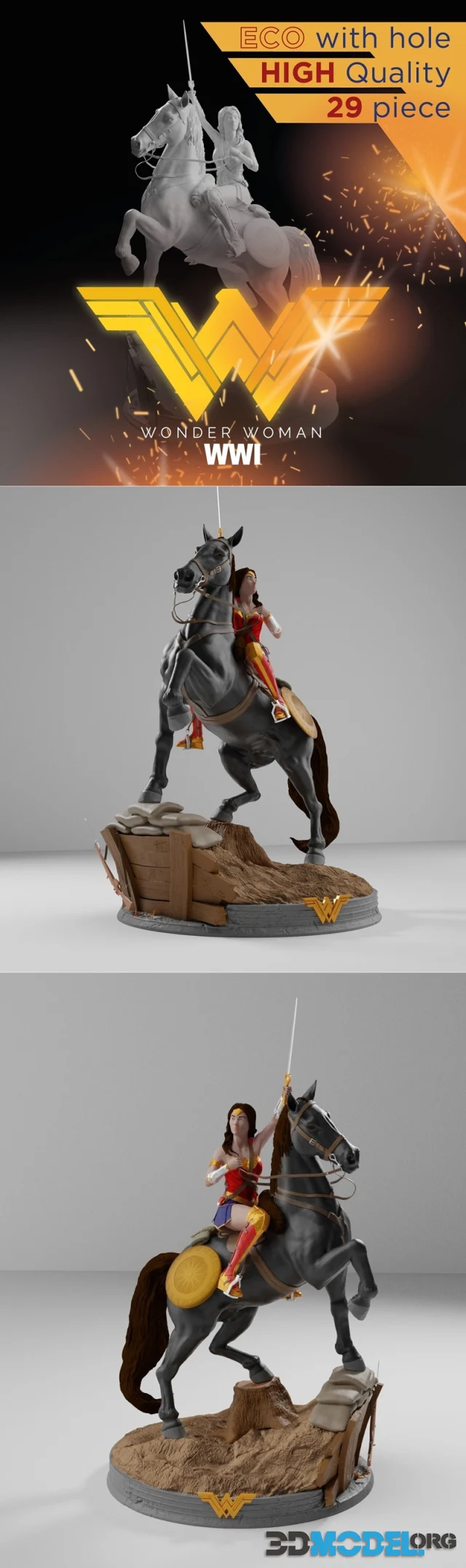 Wonder Woman Diana World War 1 – Printable