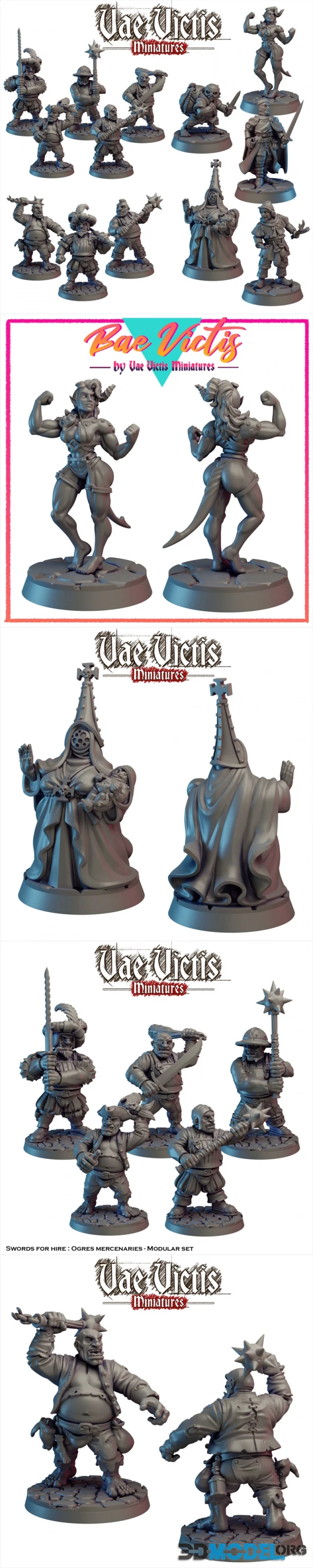Vae Victis Miniatures - Hired Muscles October 2023 – Printable