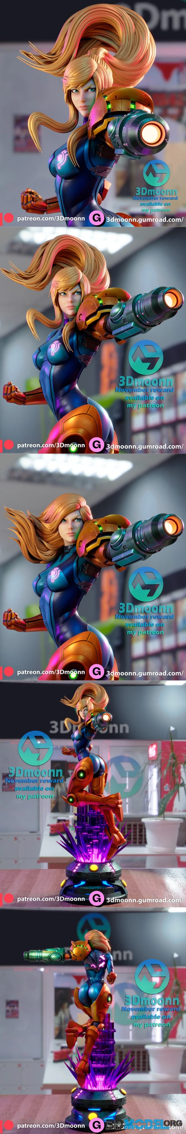 3Dmoonn - Samus – Printable