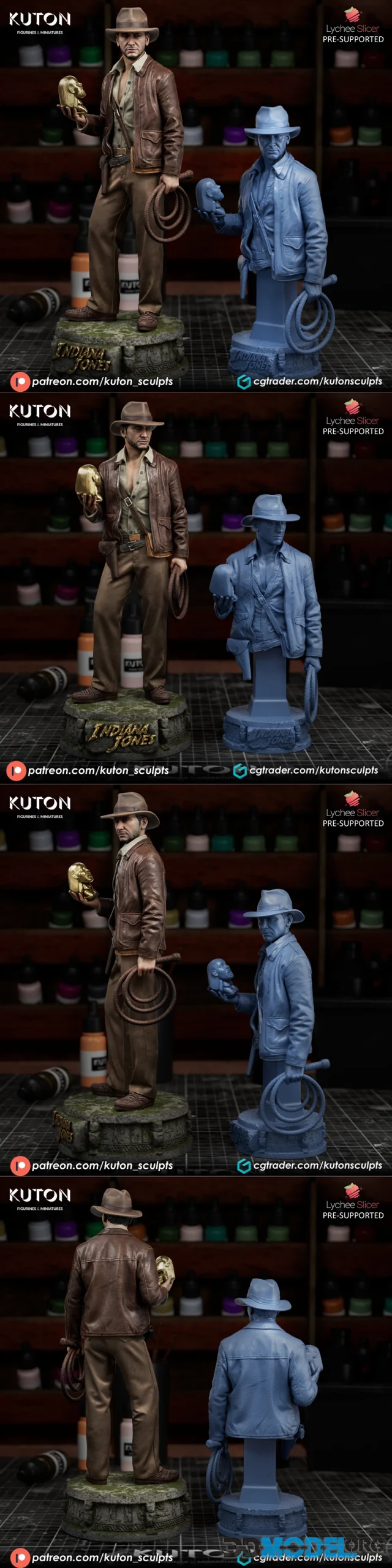 Kuton Figurines - Indiana Jones – Printable