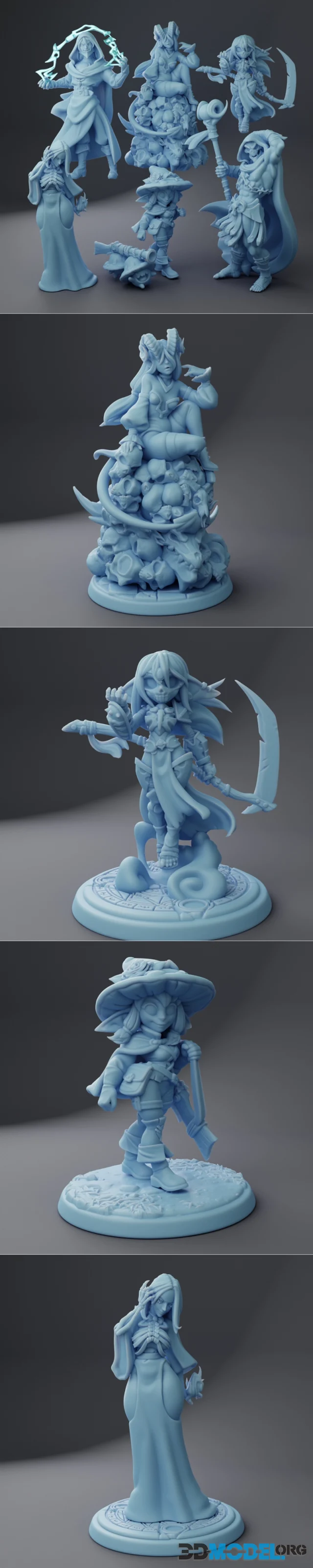 Twin Goddess Miniatures November 2023 – Printable