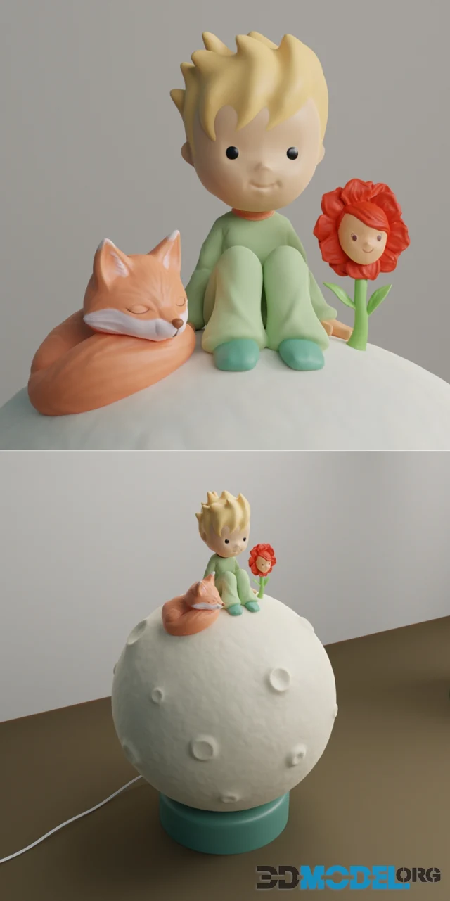 The Little Prince Lamp – Printable