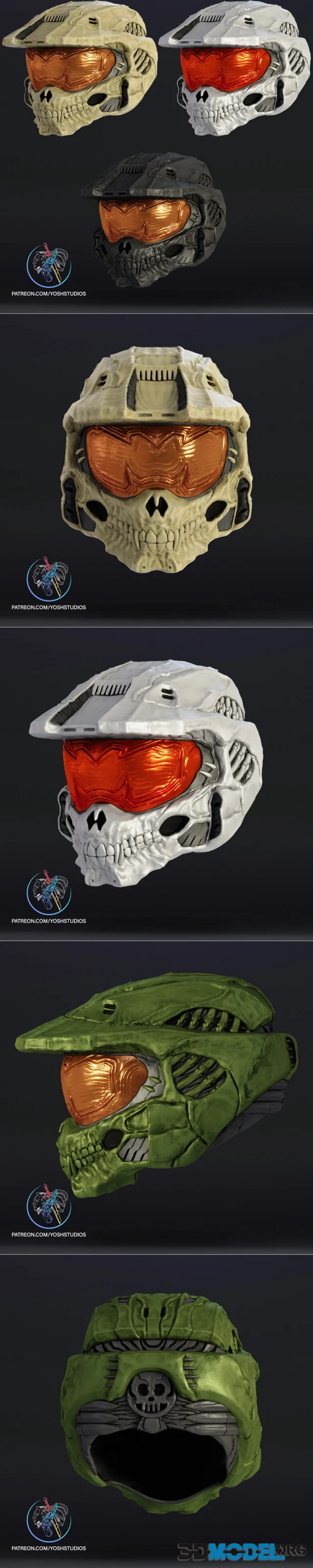 Skullified Master Chief Helmet – Printable