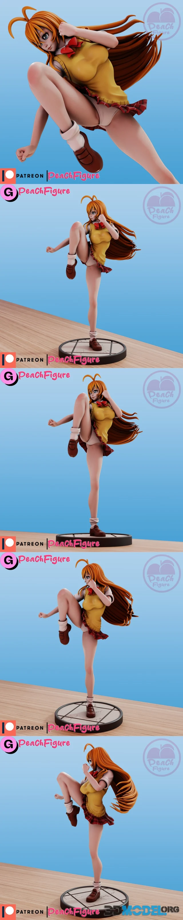 Peach Figure - Sonsaku – Printable