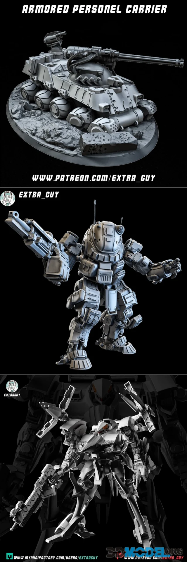 Extra Guy Pack January 2023 – Printable