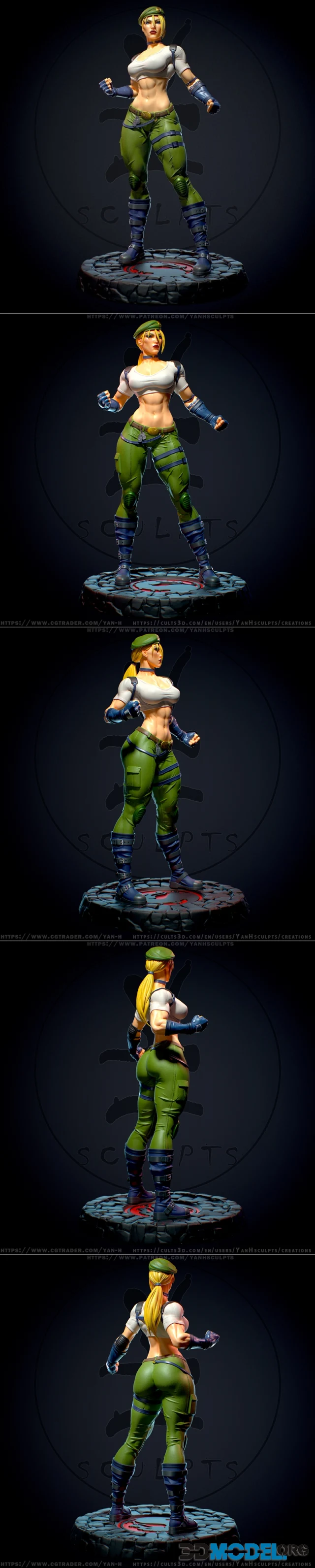 3d Model Yan H Sonya Blade Printable 8817