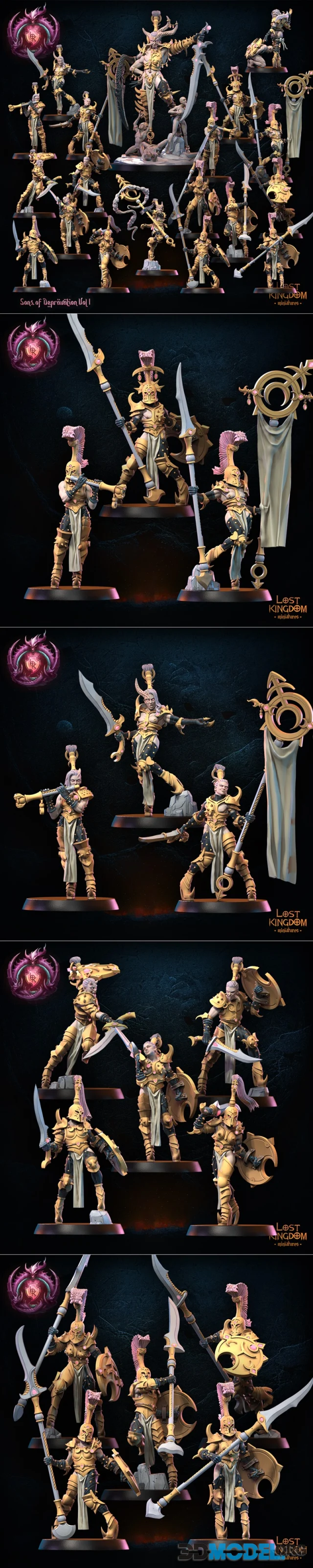 Lost Kingdom Miniatures October 2023 – Printable