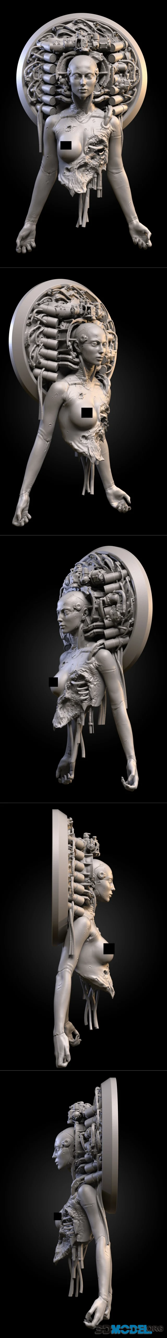 Wall Cyborg – Printable