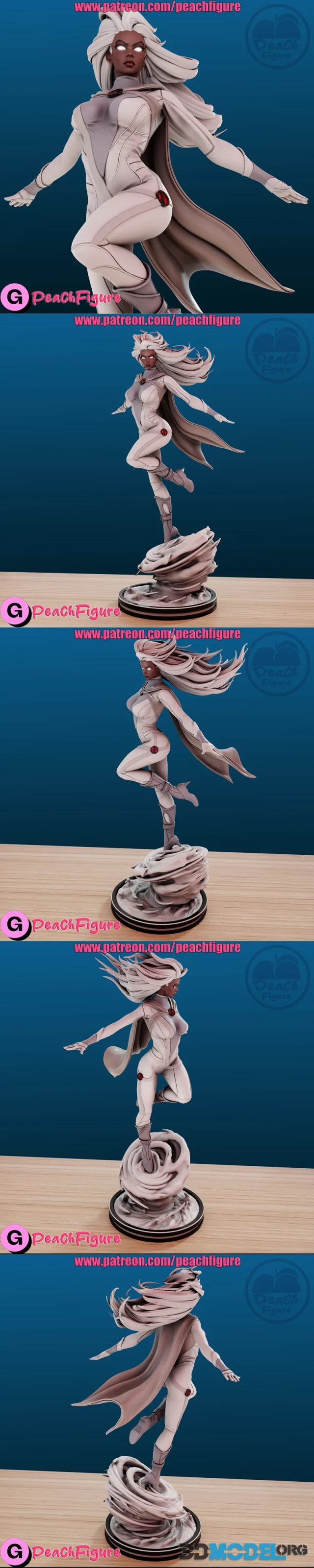 Peach Figure - Storm X-men – Printable