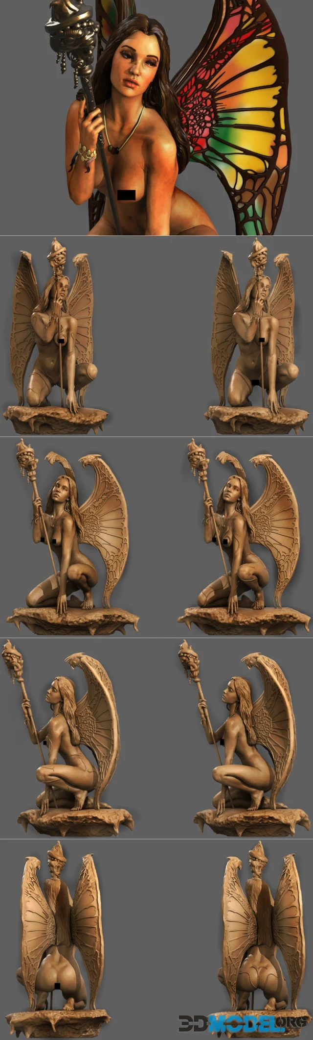 Ca 3d Studios - Butterfly Wings - Boris Vallejo – Printable