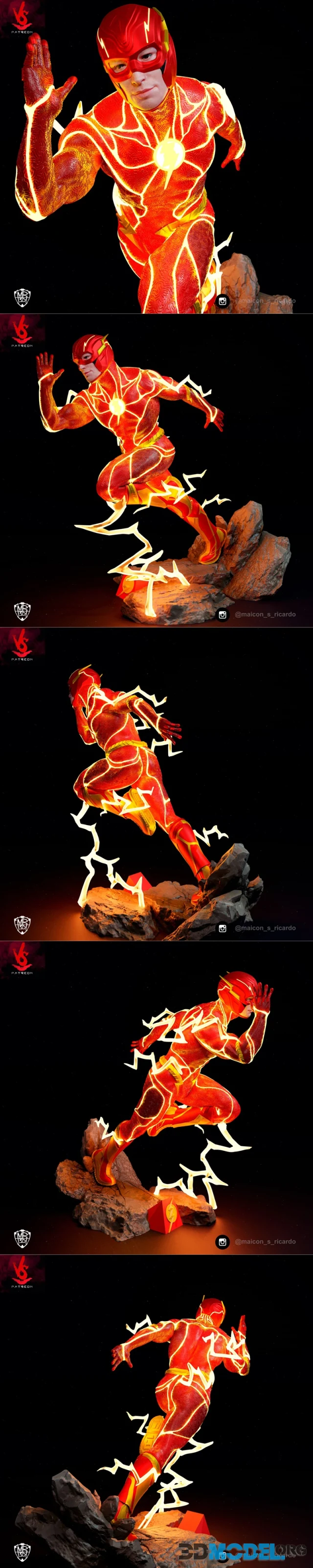 The Flash Ezra Miller Running – Printable