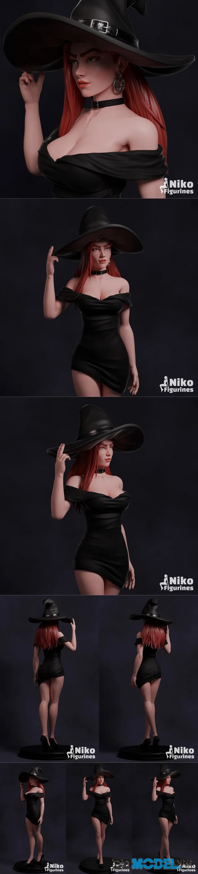 Witch by Niko Figurines – Printable