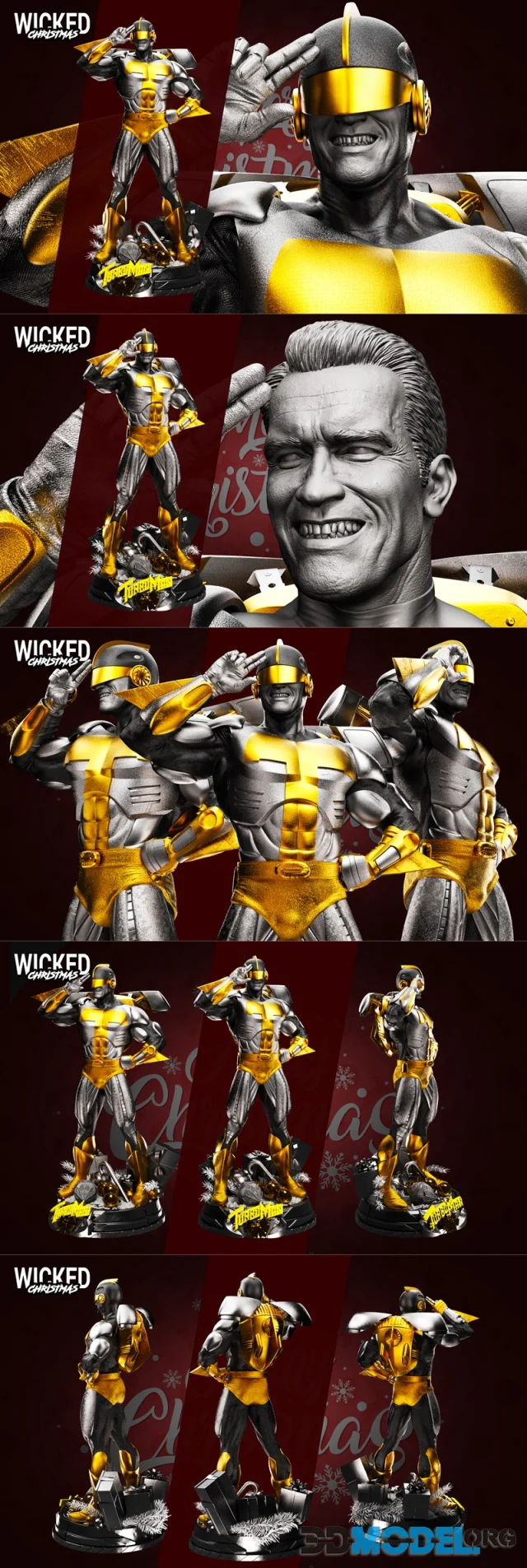 Wicked - Trubo Man Sculpture – Printable