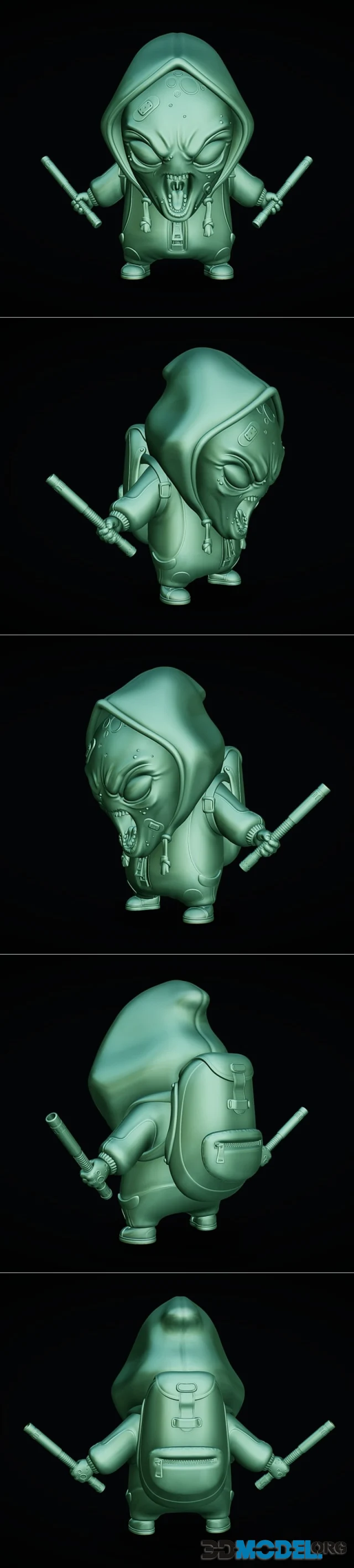 UFO boy – Printable