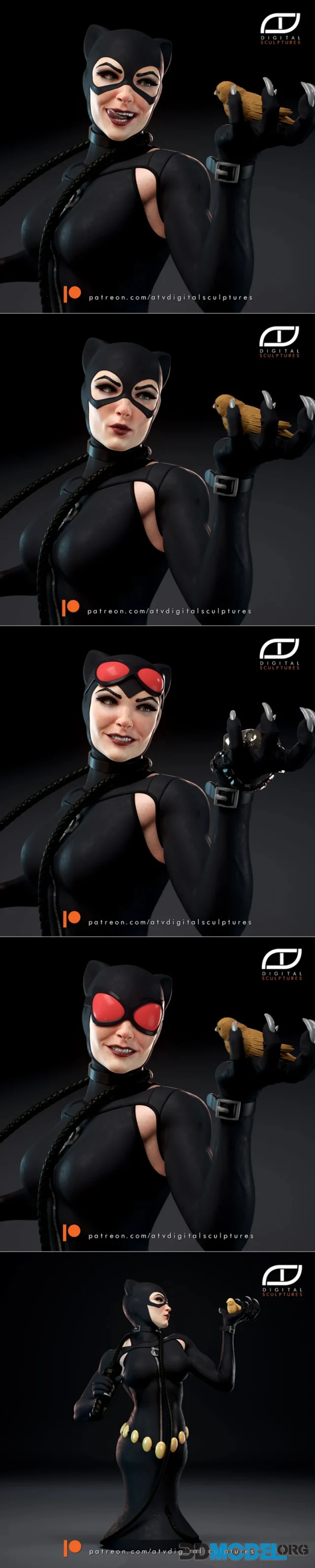 ATV - Catwoman Bust – Printable