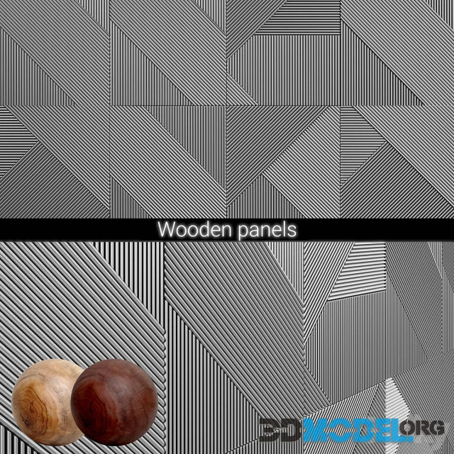 Emmemobili STRIPES BOISERIE modern 3D panels