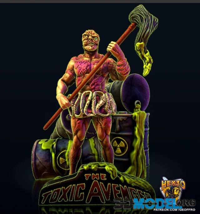 Hex3D - Toxic Avenger All in one – Printable