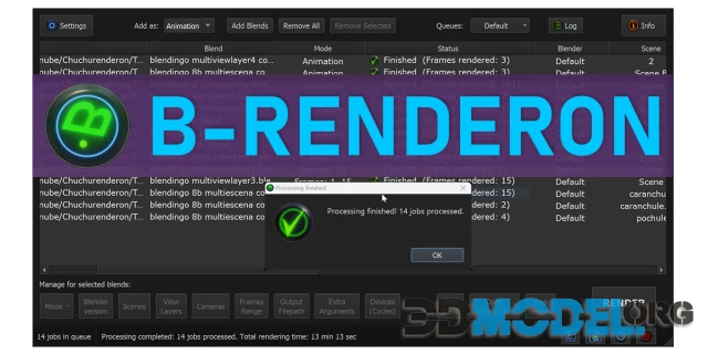 Blender Market – B-Renderon [Standalone Render Manager]