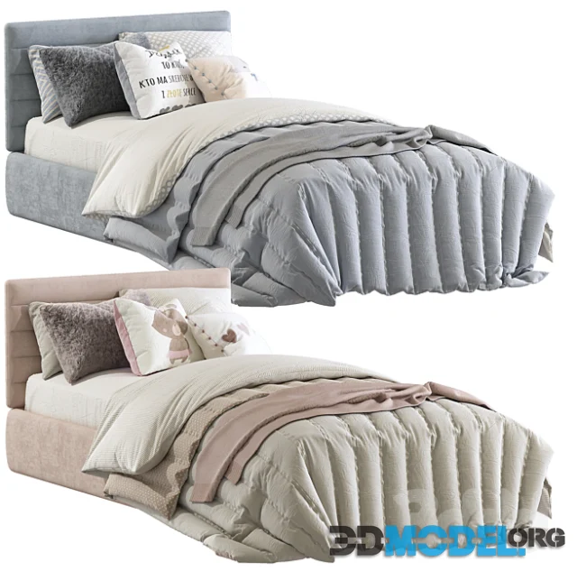 Bed Pfeiffer Upholstered Bed 4