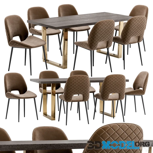 Beekman Dining Chair and Osaka Table