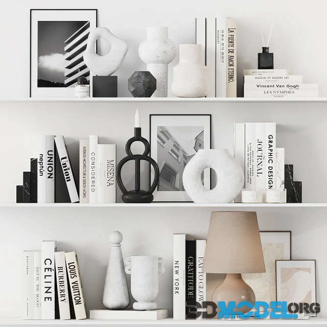 Decorative set 12 with table lamp