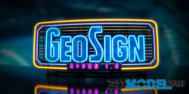 Blender Market – Geo Sign (Sign Generator Addon)