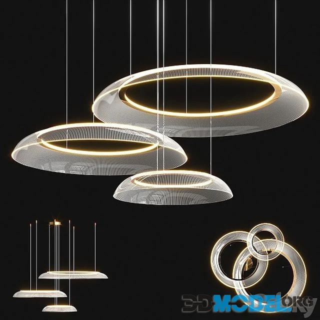 Graduated Circle Chandelier