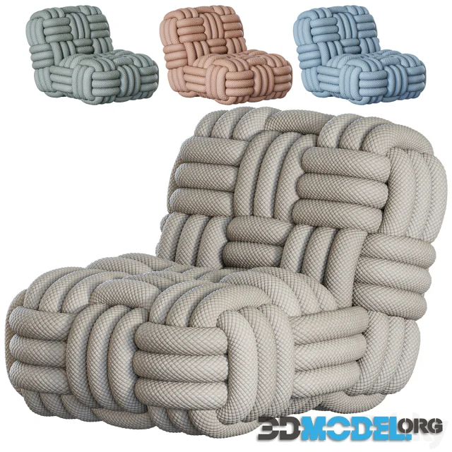 Knitty Lounge Chair by Moooi