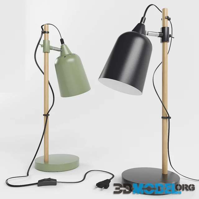 Leitmotiv Wood-Like lamp set