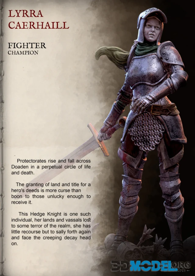 Lyrra Caerhaill (Printable)