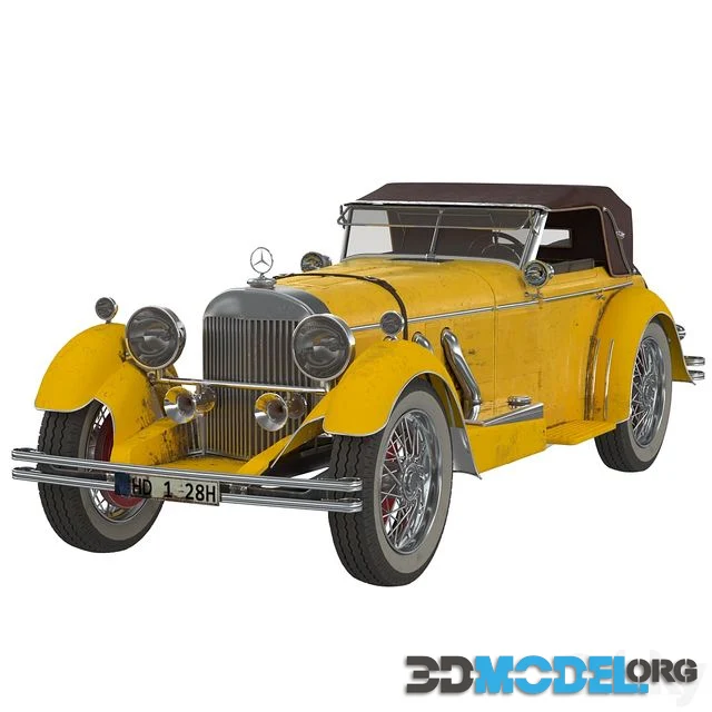 Mercedes 1928 - 3D Model