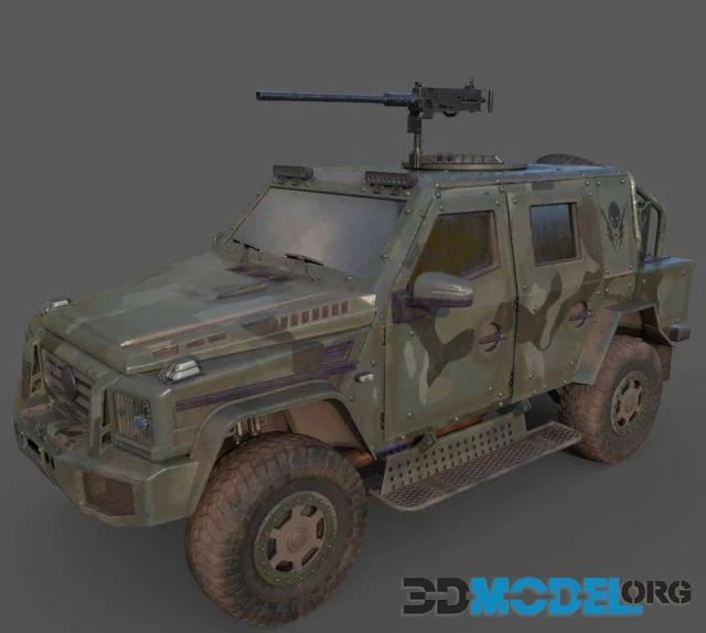Military Armored Jeep (PBR)