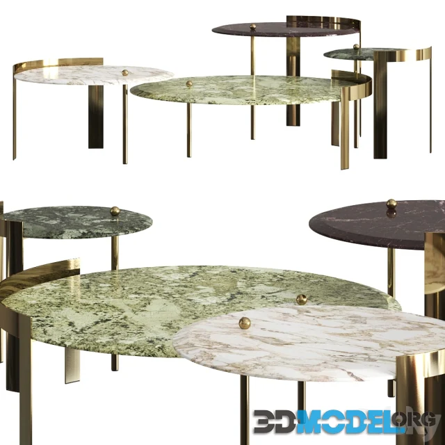 3D Model – Opera Contemporary Brian Coffee & Side Tables