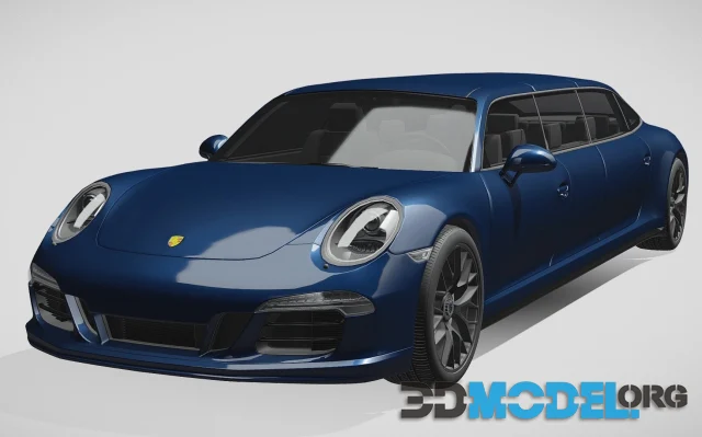 Porche 911 carrera 4 gts limousine 991 2016