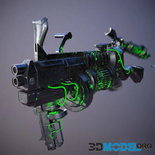 Sci-Fi Shotgun (PBR)