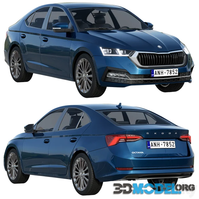 3D Model – Skoda Octavia 2020